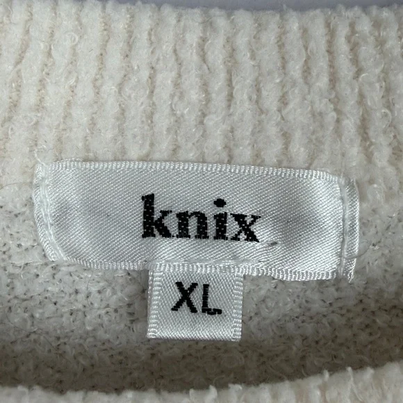 knix Men's Cream Crewneck Sweater - Picture 6 of 13